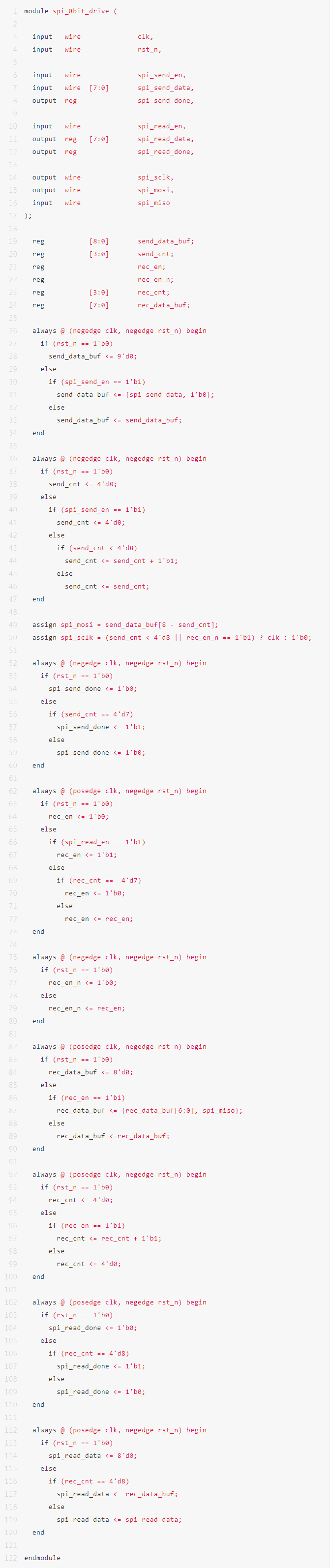 SPI协议驱动设计方法_FPGA系统性学习教程_fpga基础
