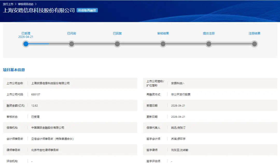 安路科技A股再融资_安路科技FPGA芯片研发项目_FPGA开发